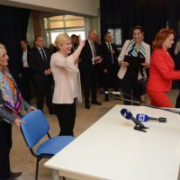 Predsjednica Kolinda Grabar Kitarović u OŠ Vladimira Nazora u Virovitici