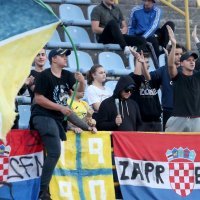 Navijači Rijeke u Zaprešiću