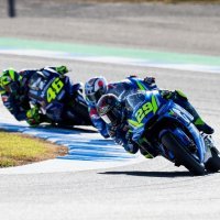 Andrea Iannone, Alex Rins, Valentino Rossi