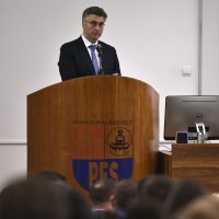 Andrej Plenković na Pravnom fakultetu u Splitu