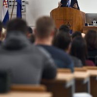 Andrej Plenković na Pravnom fakultetu u Splitu