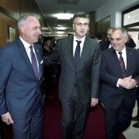 Andro Krstulović Opara, Andrej Plenković, Blaženko Boban