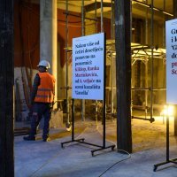 Gablec na gradilištu