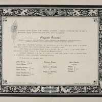 Osmrtnica Augusta Šenoe