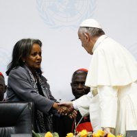 Sahle-Work Zewde i papa Franjo/EPA