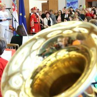 Predsjednica i "prvi" psić na Danima otvorenih vrata povodom Dana zaštite životinja