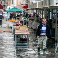 ugo u kombinaciji s plimom i velikom količinom padalina potopili su gradsku tržnicu u Rijeci