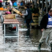 ugo u kombinaciji s plimom i velikom količinom padalina potopili su gradsku tržnicu u Rijeci