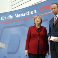 Angela Merkel i Friedrich Merz