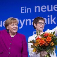 Angela Merkel i  Annegret Kramp-Karrenbauer