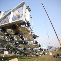 Velika Gorica: Postavljanje reflektora na gradski stadion NK Gorica