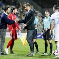 Rijeka - Rudeš, pozdrav trenera