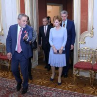 Bandić s rumunjskim kraljevskim parom