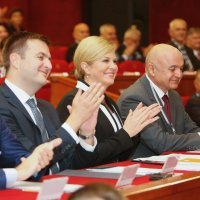 Kolinda Grabar Kitarović na skupu 'Ekonomska politika u Hrvatskoj 2019.'
