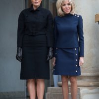 Melania Trump i Brigitte Macron