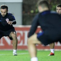 Trening hrvatske nogometne reprezentacije, Badelj i Kramarić