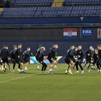 Trening Hrvatske na Maksimiru