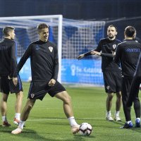 Trening Hrvatske na Maksimiru
