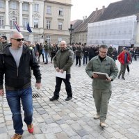 Prosvjed pirotehničara na Trgu svetog Marka