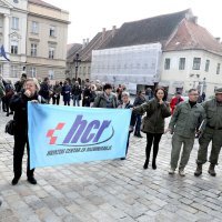 Prosvjed pirotehničara na Trgu svetog Marka