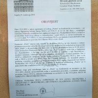 Članovi ravnateljstva HGZ-a održali konferenciju na ulici jer im je ravnatelj zabranio ulaz u zgradu