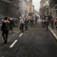 Rušenje skele u Rijeci