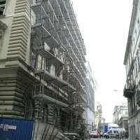 U Rijeci se urušila skela u Adamićevoj ulici