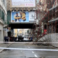 U Rijeci se urušila skela u Adamićevoj ulici