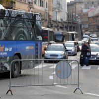 Gužva u prometu zbog zatvorene Adamićeve ulice nakon urušavanja skele