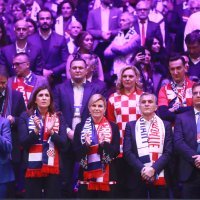 Predsjednica Kolinda Grabar-Kitarović na finalu Davis Cupa