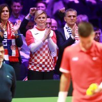 Predsjednica Kolinda Grabar-Kitarović na finalu Davis Cupa