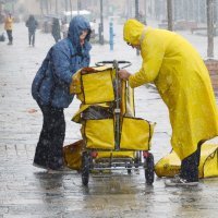 Od ranih jutarnjih sati u Sisku pada snijeg