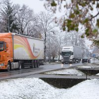 Snijeg od jutros pada u Osijeku