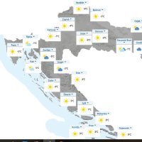 Temperature u četvrtak ujutro