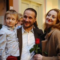 Vicko Bilandžić, kandidat za intendanta HNK, sa suprugom