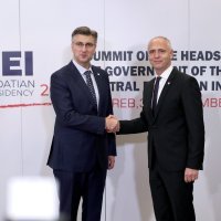 Hrvatski premijer Andrej Plenković i pomoćnik ministra vanjskih poslova Bosne i Hercegovine Amer Kapetanović