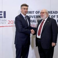 Andrej Plenković i glavni tajnik Srednjeuropske inicijative Giovanni Caracciolo di Vietri