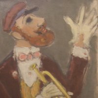 Trubač, 1946., ulje na platnu, 56 x 46 cm, Zbirka obitelji Diament