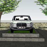 Spomenik Mercedesu u Imotskom