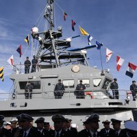 U vojarni Admiral flote Sveto Letica - Barba održana je svečanost primopredaje i imenovanja prototipa novog obalnog ophodnog broda Hrvatske ratne mornarice OOB_31 Omiš
