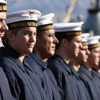 U vojarni Admiral flote Sveto Letica - Barba održana je svečanost primopredaje i imenovanja prototipa novog obalnog ophodnog broda Hrvatske ratne mornarice OOB_31 Omiš