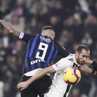 Juventus - Inter, Icardi i Chiellini