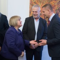 Anka Mrak Taritaš, Jozo Radoš, Krešo Beljak