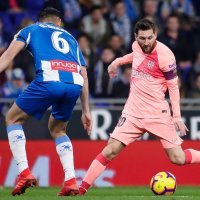 Espanyol (Oscar Duarte) - Barcelona (Lionel Messi)