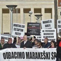 Prosvjedni hod protiv Marakeškog sporazuma