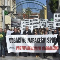 Prosvjedni hod protiv Marakeškog sporazuma