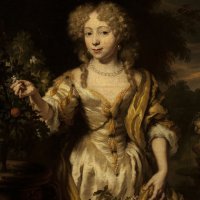 Portret djevojke u perivoju, oko 1675., ulje na platnu, Nicolaes Maes (1634. – 1693.), donacija Društva prijatelja Strossmayerove galerije 1929.