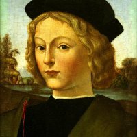 Portret plavokosog mladića, XV. st., ulje na dasci, talijanski slikar, otkup od Hinka Lederera 1954.