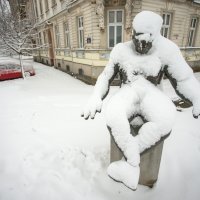 Snijeg zabijelio ulice Osijeka