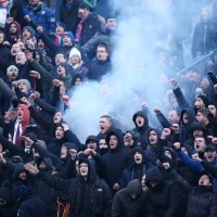 Atmosfera na utakmici između Dinama i Hajduka